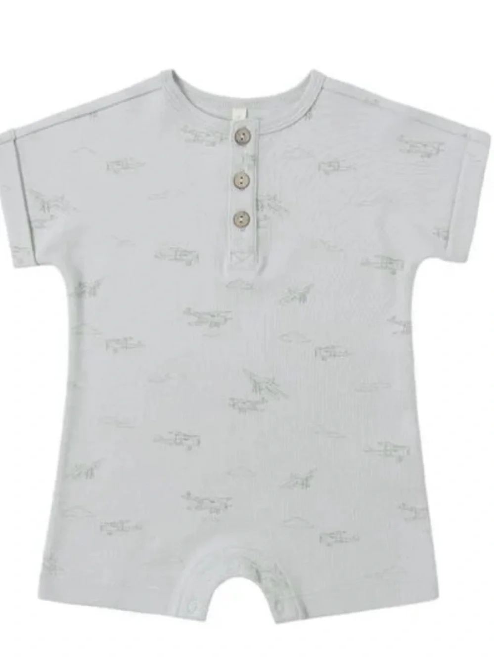 Quincy Mae Short Sleeve One-Piece Airplanes